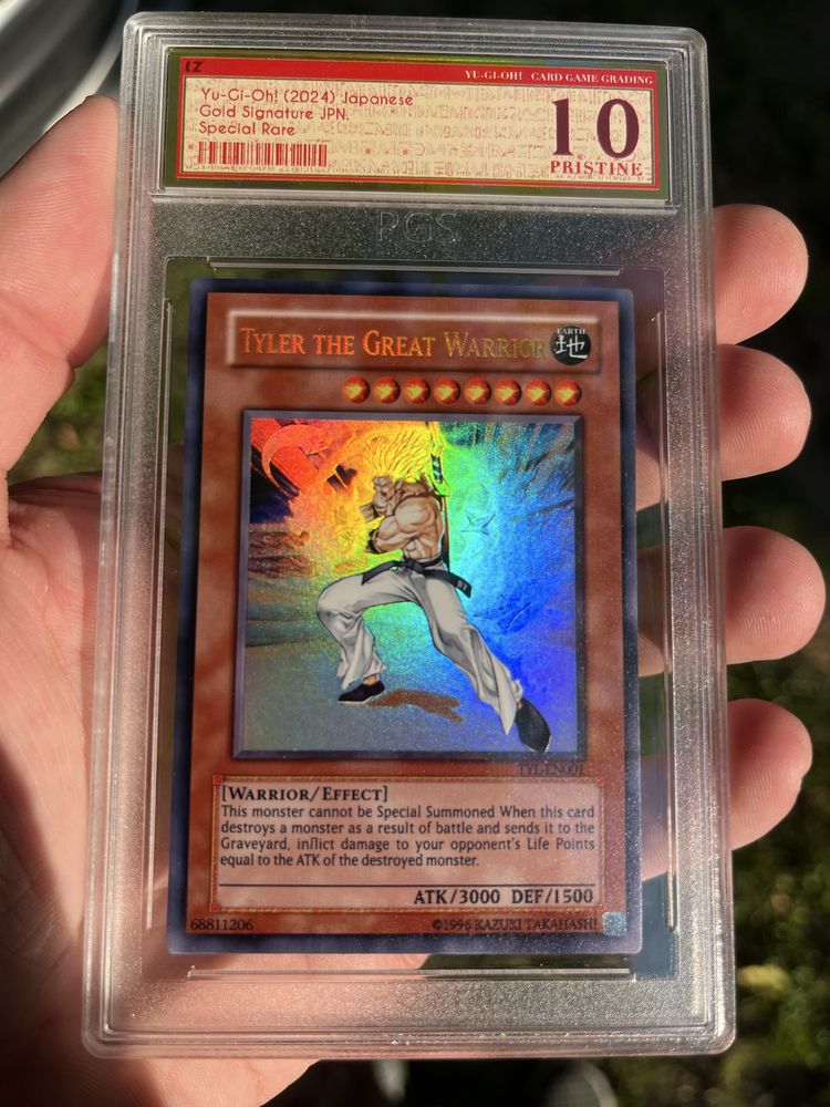 Tyler the Great Warrior Yu-Gi-Oh! Card