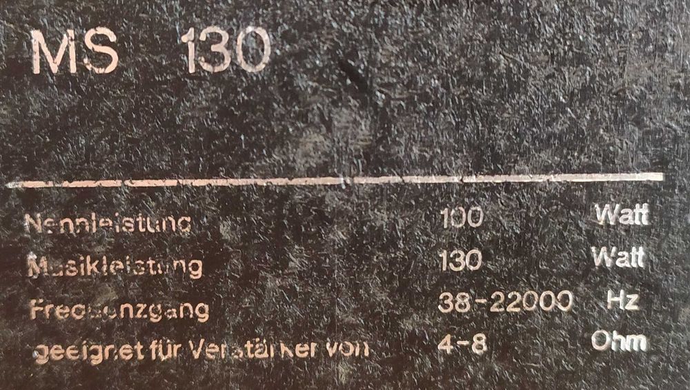 Немски тонколони - MS 130