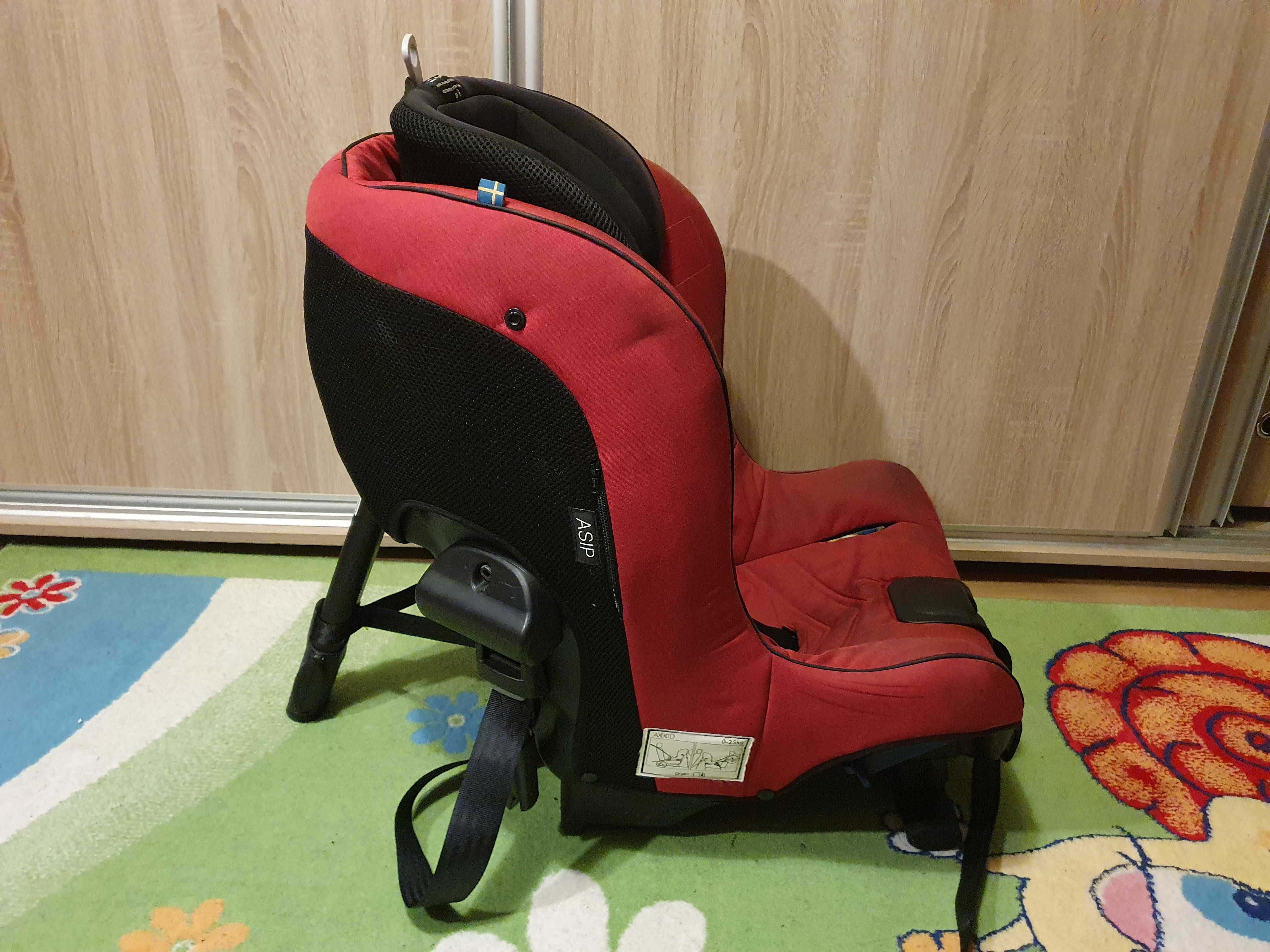 Vând scaun rear facing Axkid minikid + cadou gratis oglindă