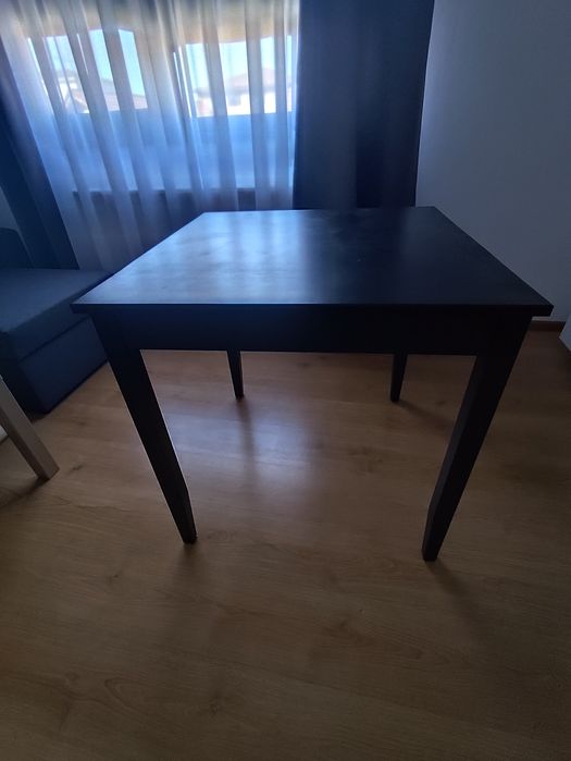 Masa lerhamn neagra ikea 74x74