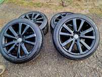 Jante Audi fabricate Germania 215 45 R 17 + anvelope vara aproape noi