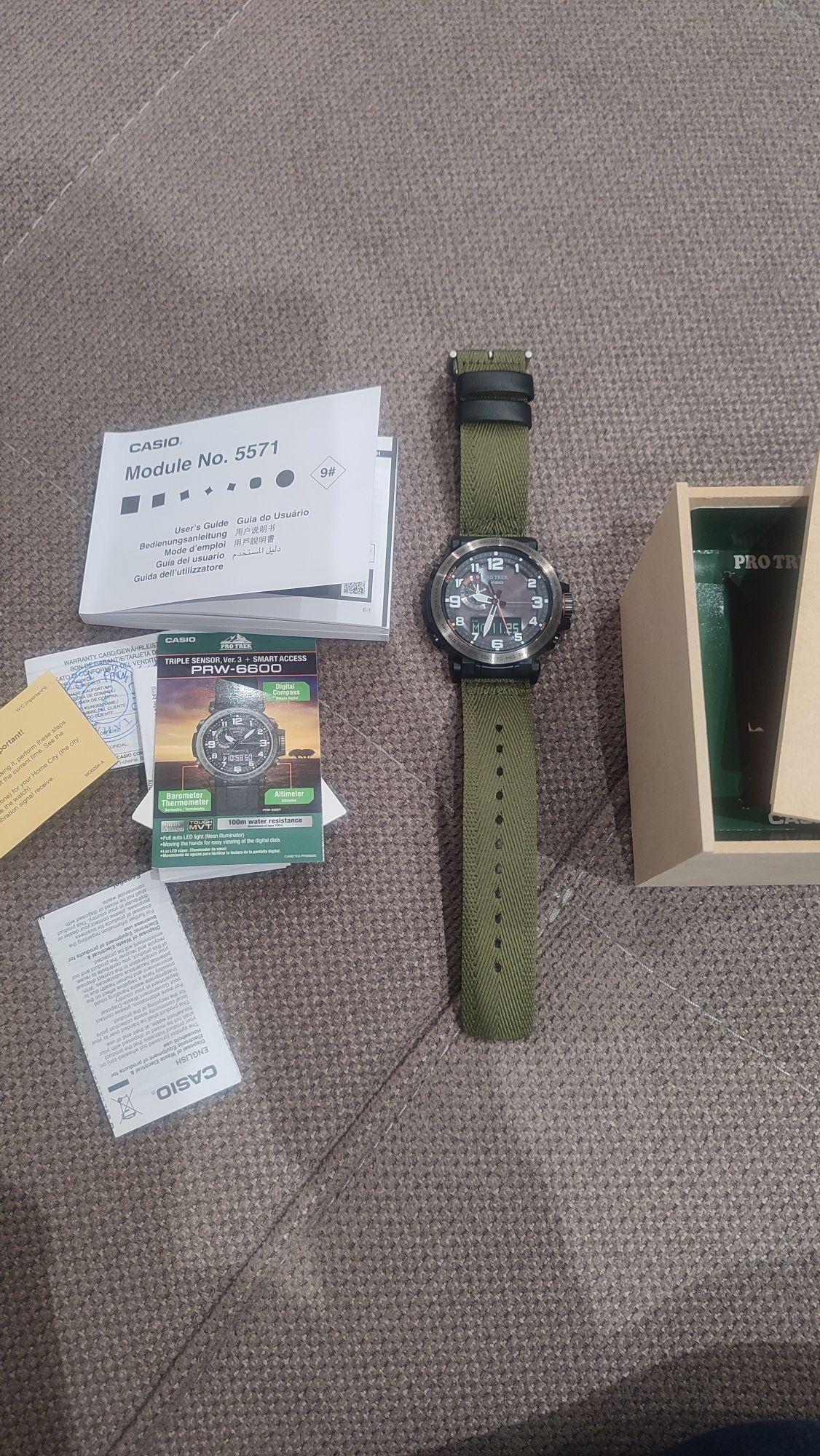 Casio pro trek prw 6600