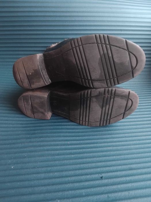 Дамски боти / ботуши с топла подплата, 38 номер