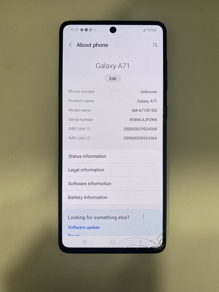Samsung Galaxy A71 128GB ID-XXL299