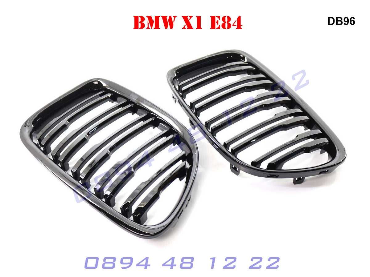 Двойни Черни M Бъбреци тунинг Решетки BMW X1 E84 09-2015 БМВ Х1 Е84