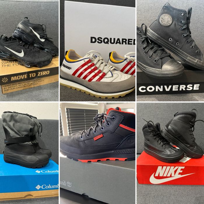 Обувки за момче Timberland, Columbia, Nike, Converse