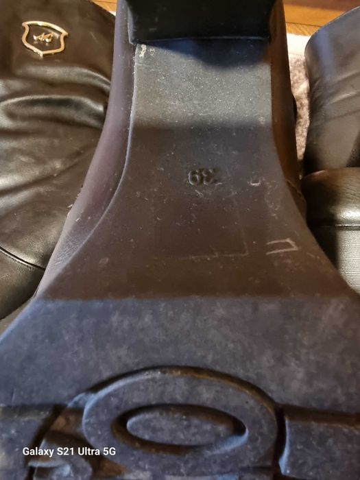 Дамски Боти Кожа 39