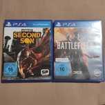 Игри за PS4 Second son и Battlefield. Цената е за брой.