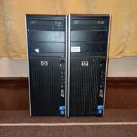 Два броя настойни компютъра hp z400