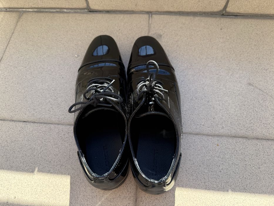 Мъжки лачени обувки Lanetti номер 42