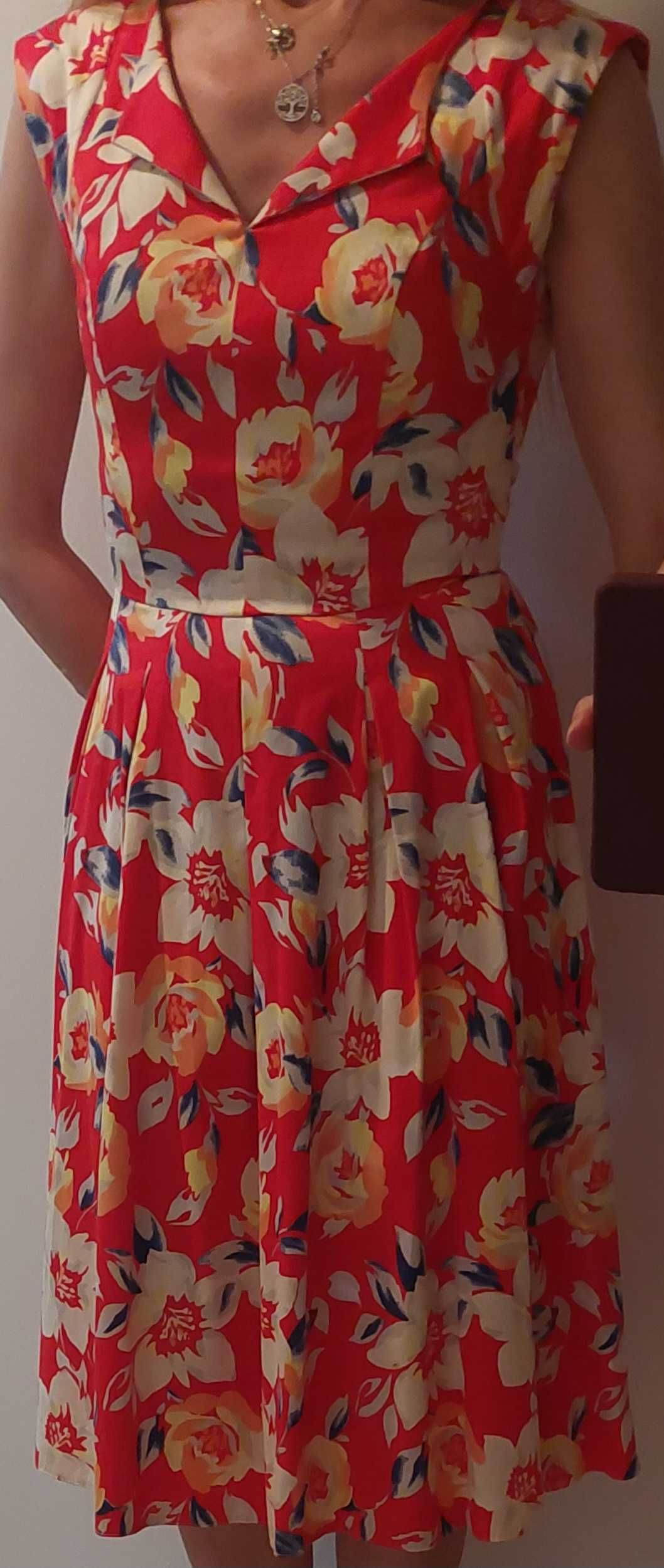 Rochie vară, imprimeu flori