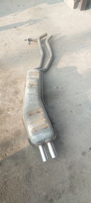 Задняя банка глушителя на BMW e34 2.5