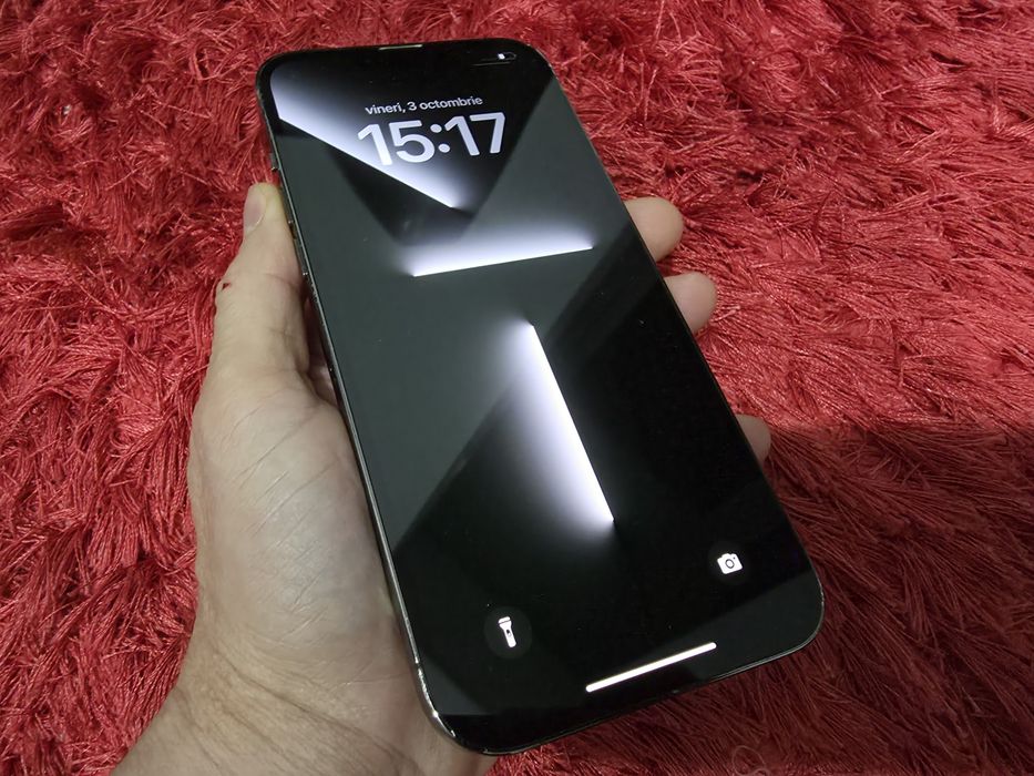 -Iphone 13Pro Max, Black, 256Gb, 6Ram, bat: 85%, doar telefonul, stare