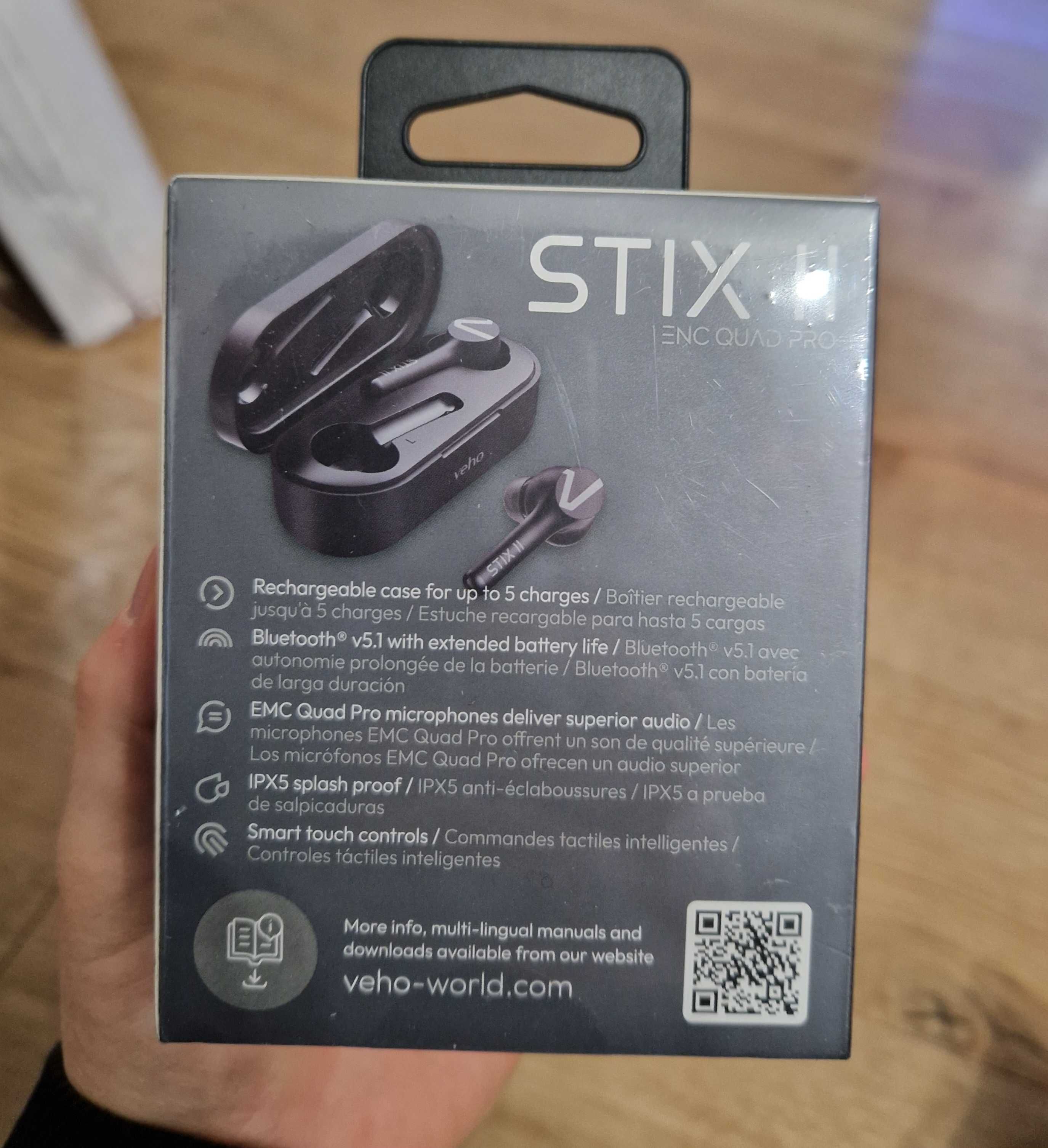 Casti wireless Veho Stix 2