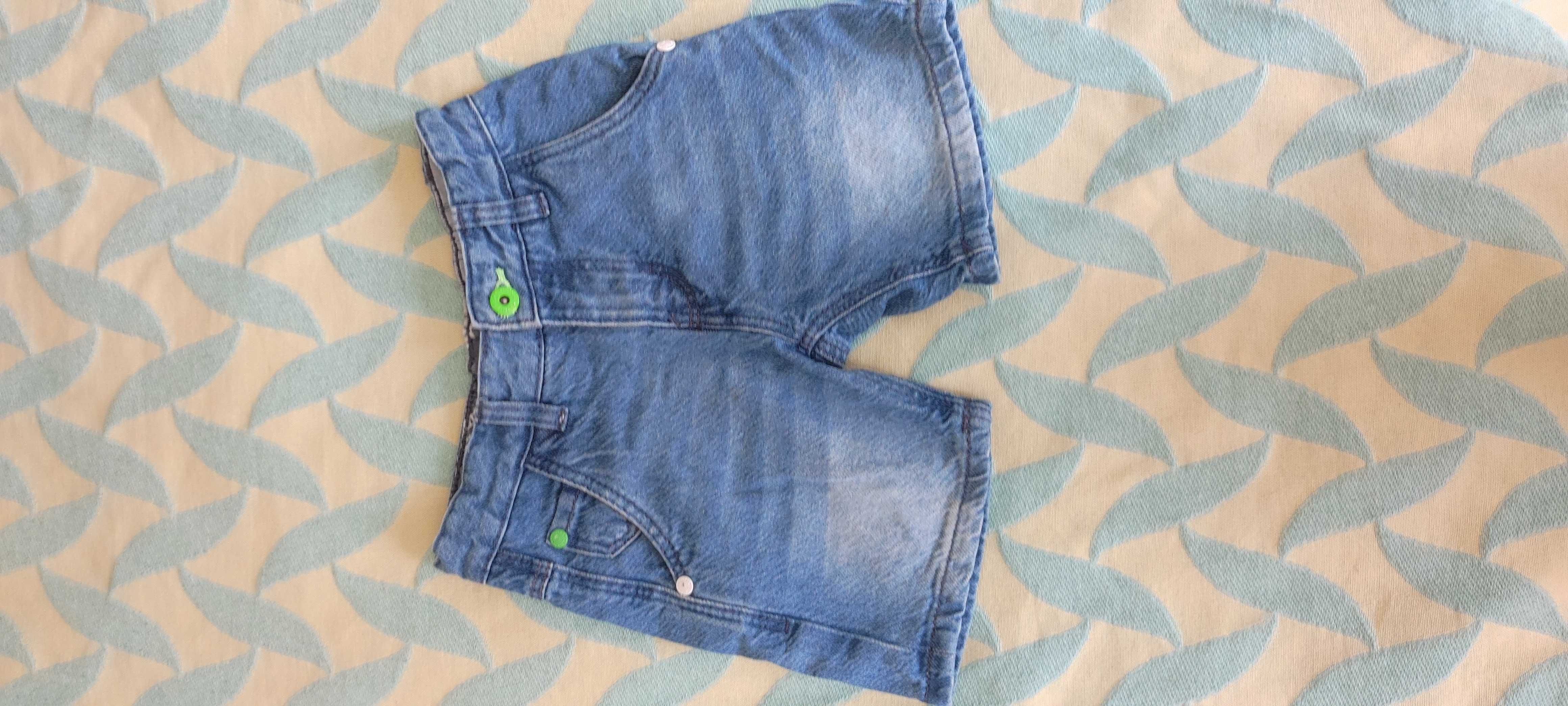 2 perechi de pantaloni scurti+tricou pentru baieti, 3-4 ani, OM