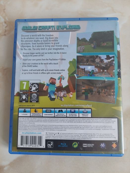 [PS4/PS5] Vând joc Minecraft original pentru PlayStation 4 și 5 //poze