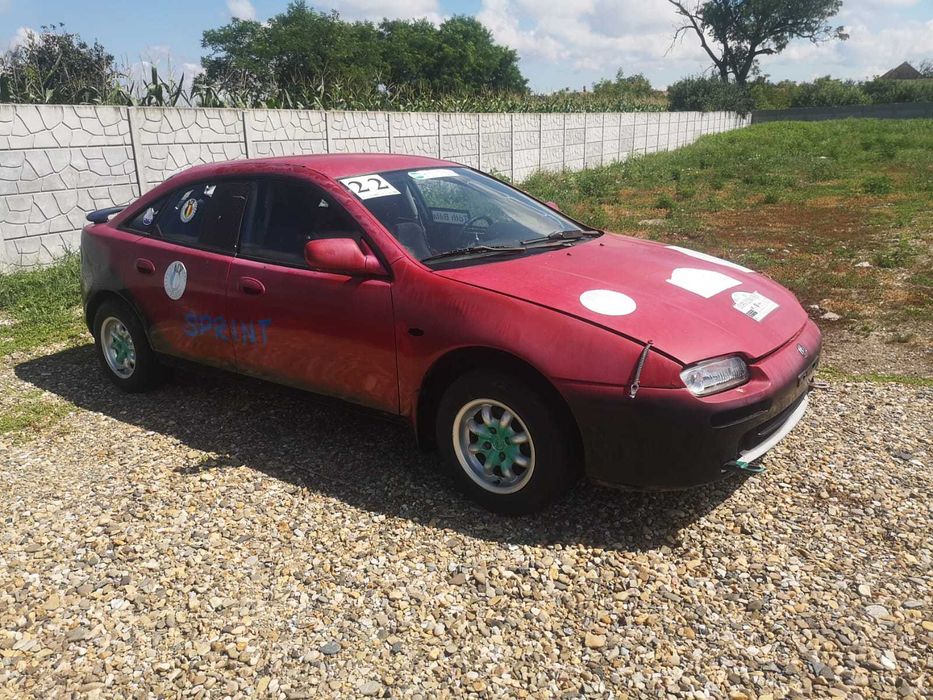 Mazda 323- Mașină de Raliu, Pregătită de Cursă!