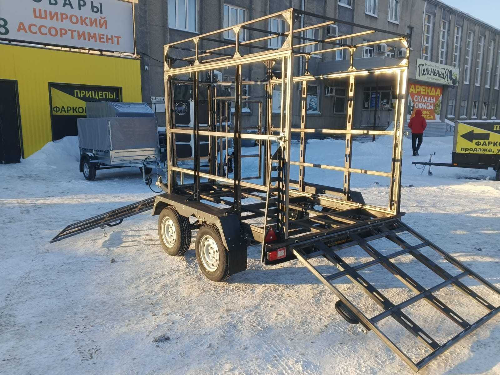 Прицеп коневоз на 2