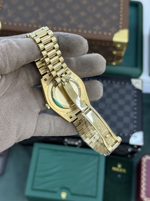 Rolex Day-Date 40 Index Black Dial