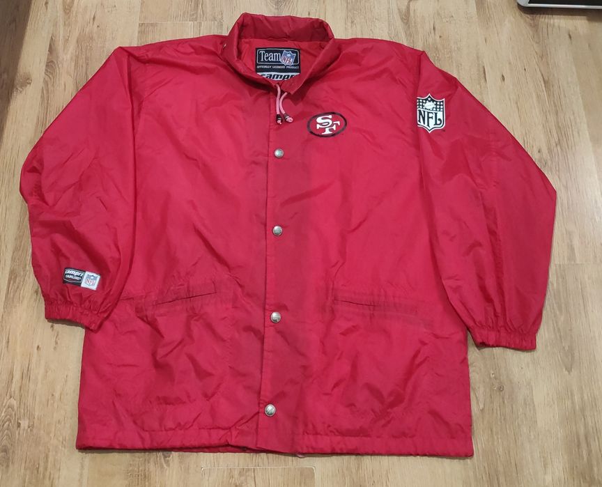 Geaca vintage NFL Campri Teamline San Francisco 49ers mărimea XL/XXL