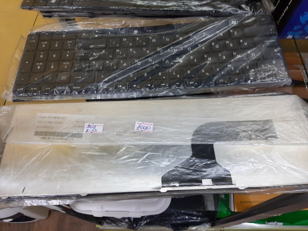 Продам Клавиатуры lenovo Z500, G500, G580. Hp G6. Asus K-53. Aser 5755