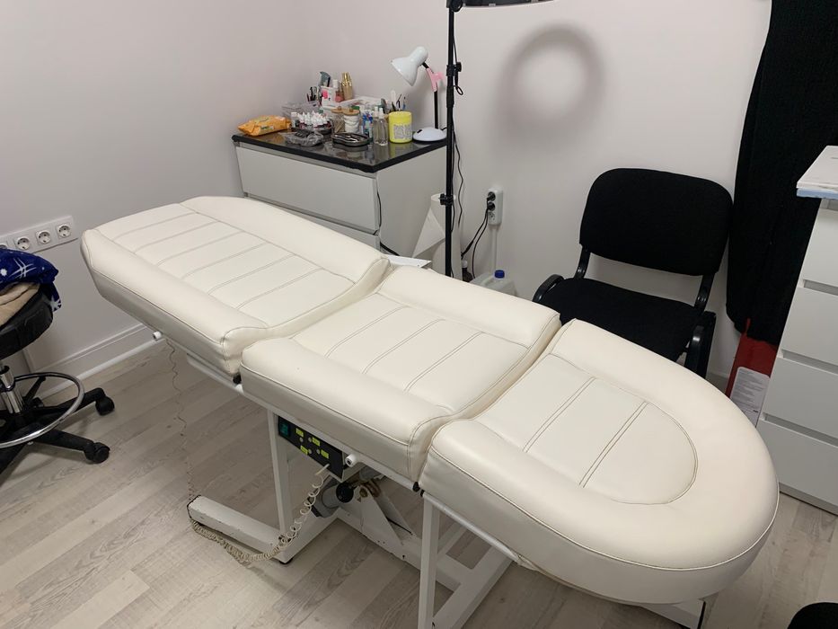 кушетка за масаж, козметика