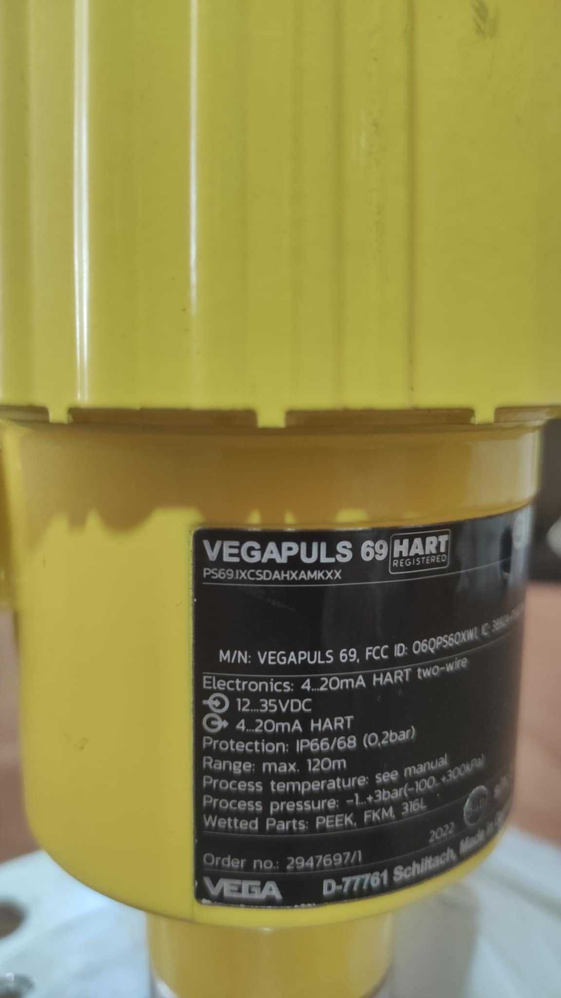 Радарен сензор за ниво на течности и насипни материали VEGAPULS 6X