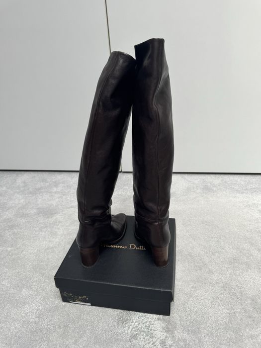 Cizme maro Massimo Dutti, marimea 36