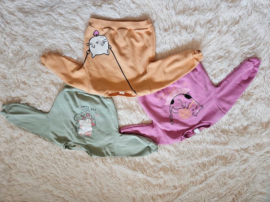 Комплект бебешки блузки/суитшъри 9-12м.