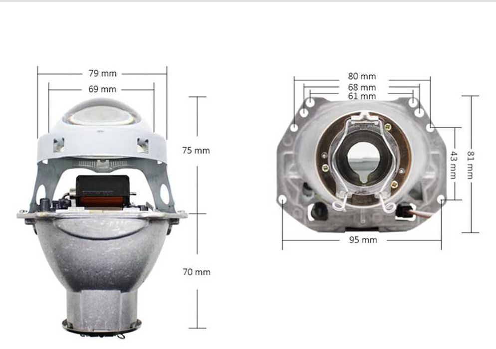 Lupe Bixenon BMW inlocuire lupe OEM arse Audi A3/A4/A5/A6/A8/Q3/Q5/Q7