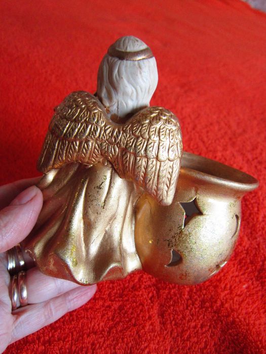 cadou inedit Inger colectie auriu cu recipient, portelan Germania