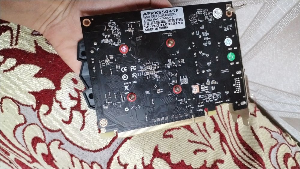 Видеокарта RX 550 4GB