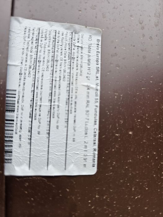 Vand tabla cutata zincata și color