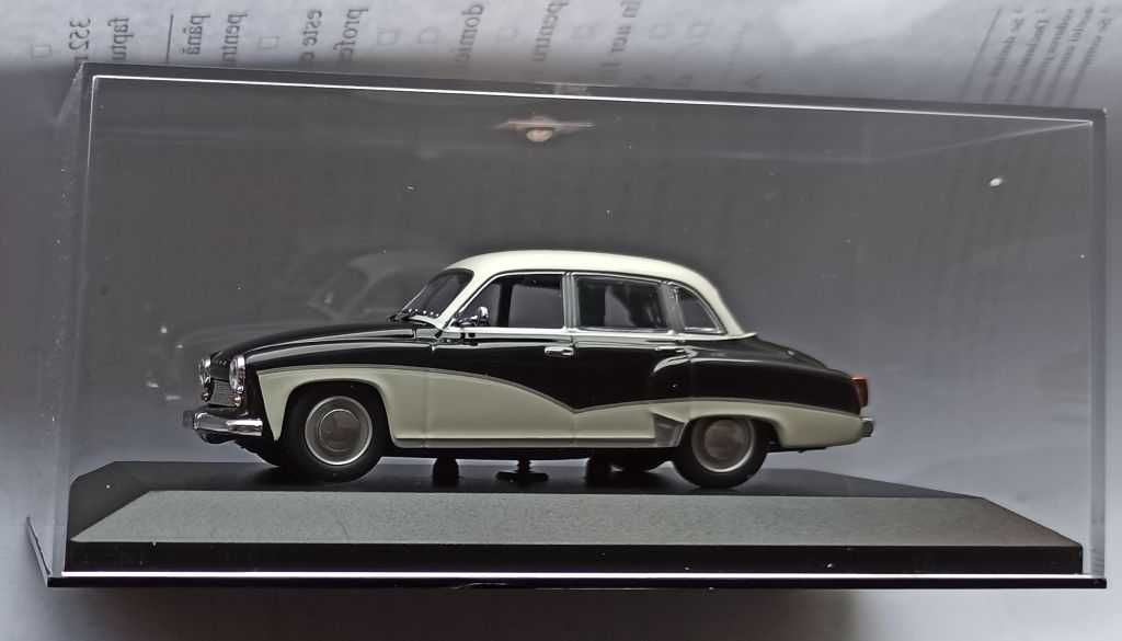 Macheta Wartburg 311 1959 alb/negru - Minichamps 1/43