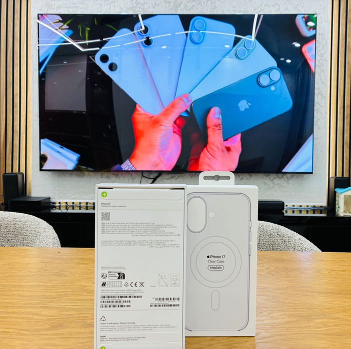 iPhone 17 256 Mist Blue Подарък Кейс Гаранция