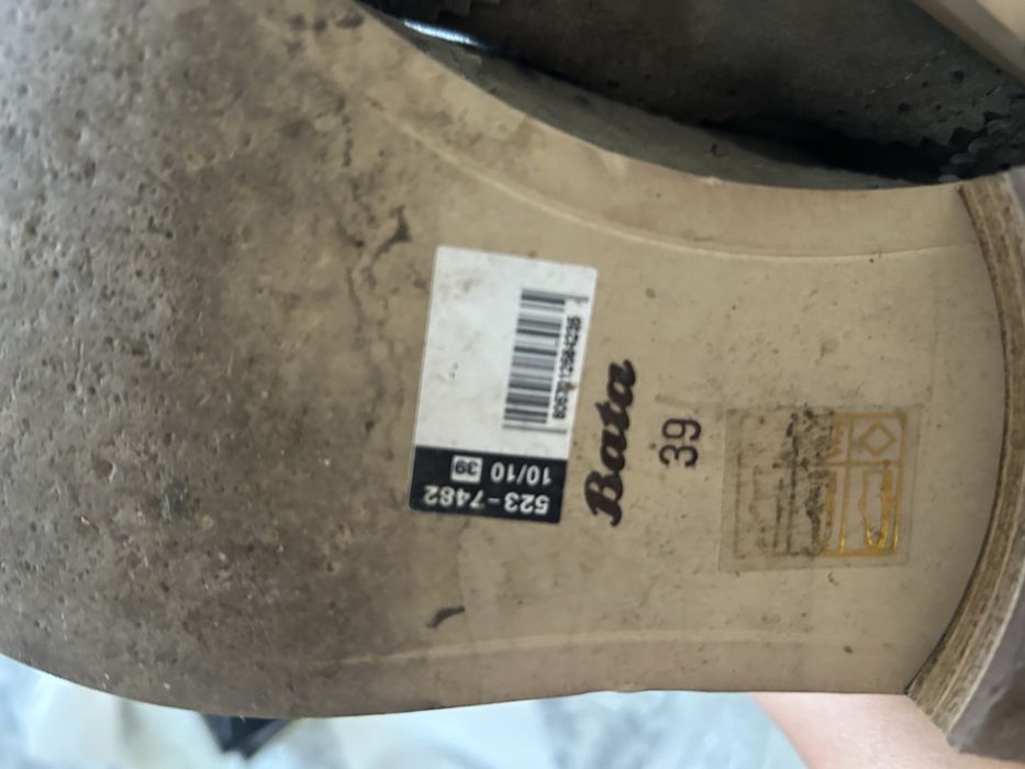 Обувки, 39-40 номер, оксфорд, естествен велур