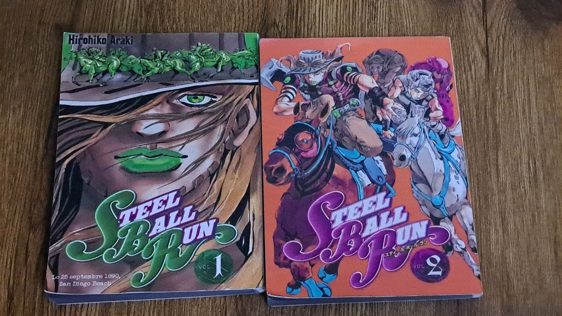 2 тома Манги "Sbr" Steel Ball Run [JJBA] Невероятные приключение джодж