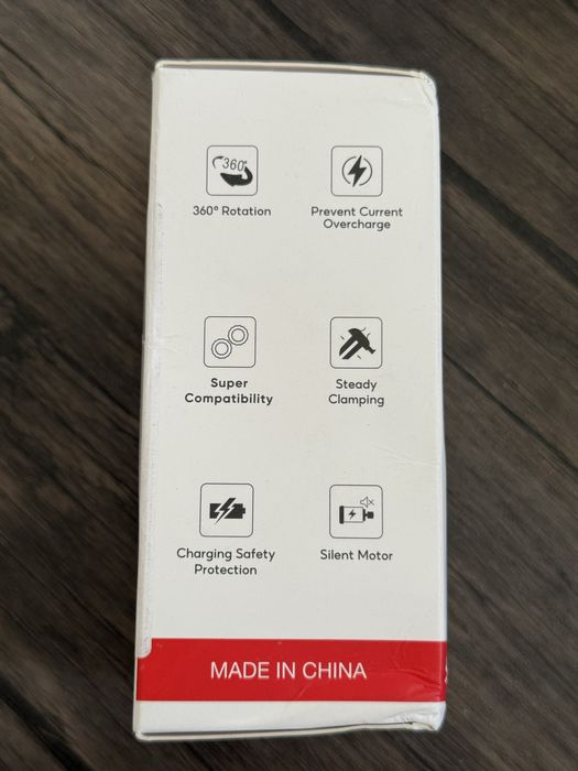 Suport Auto Telefon cu Încărcare Wireless Fast Charging
