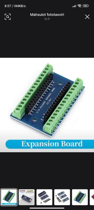 Arduino uno , nano va loyihalar