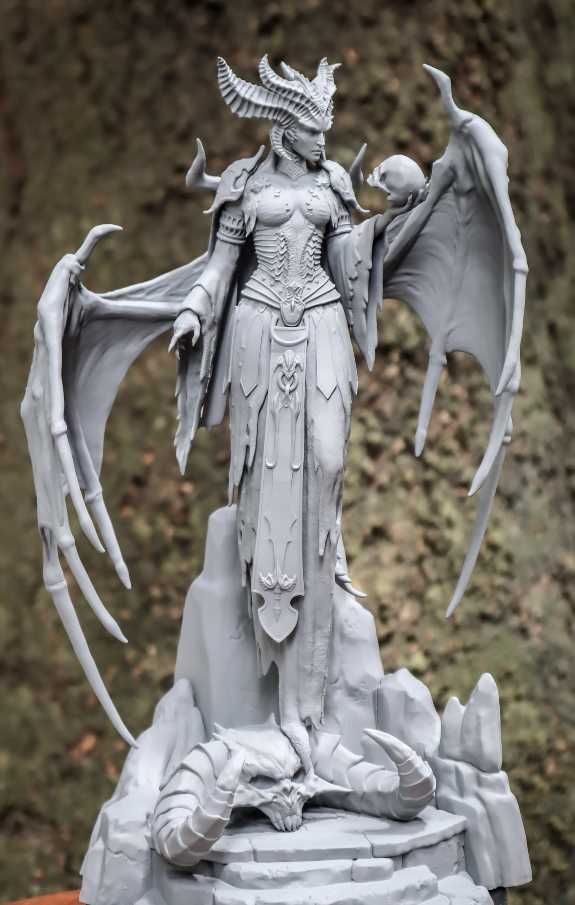 Statueta Lilith Diablo 4 printată 3D