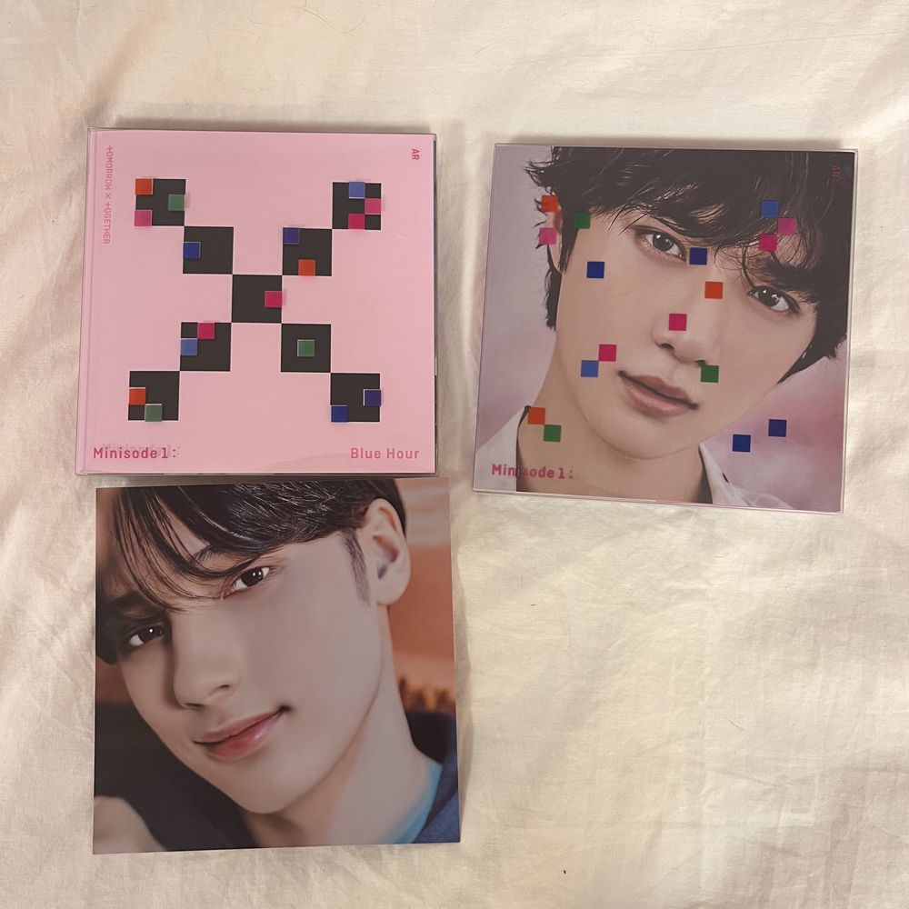 album txt blue hour kpop cu photocard