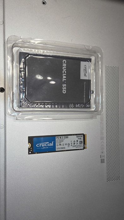 Solid State Drive (SSD) Crucial P2, 500GB, NVMe, M.2.