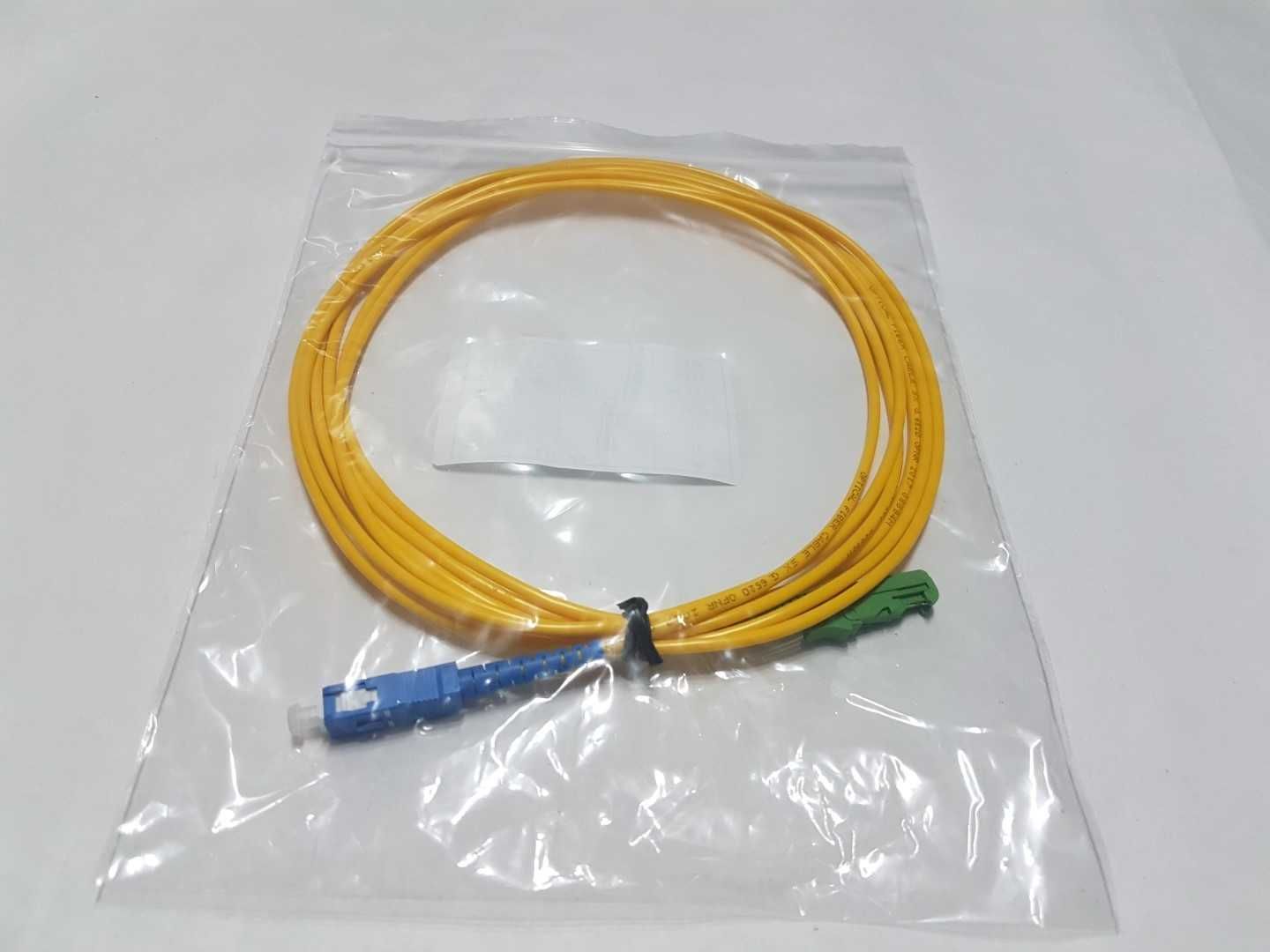 Patchcord fibra optica E2000/APC - SC/UPC, SM, 3.0 MM ,3M, 5M