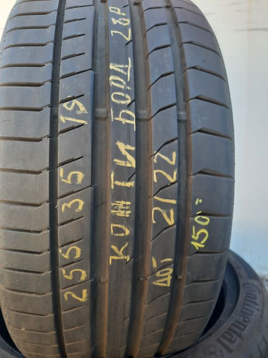 Почети Нови!!!255/35/19,дот-3122, Континентал,Гуми Летни с борд.