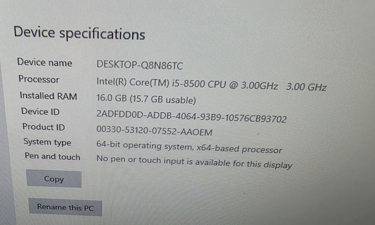 Statie PC  unitate calculator office Lenovo M920s i5 16gb ram