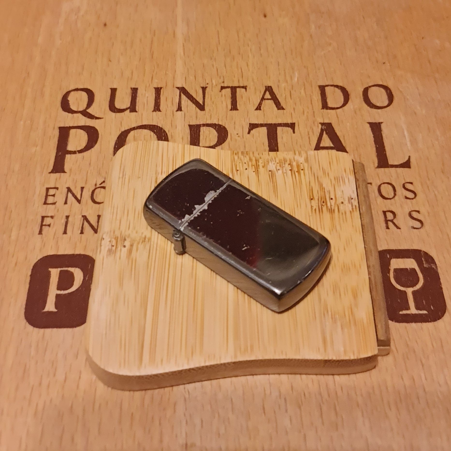 Bricheta MINI tip Zippo - Gazolină - NOS Vintage NOU