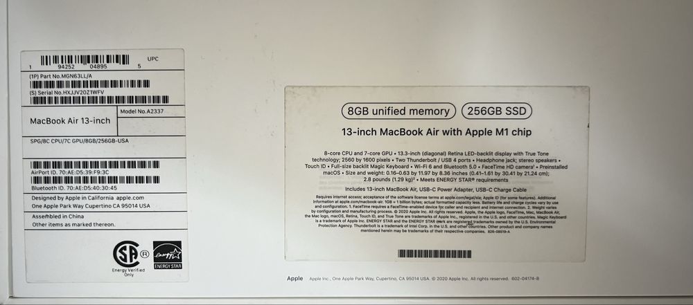 MacBook Air M1 -