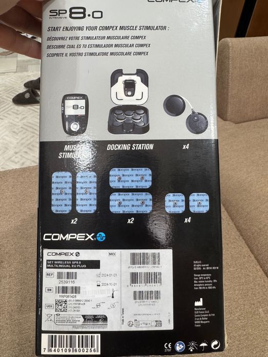 Compax 8.0 wireless миостимулятор