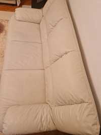 Canapea din piele naturala cu 2 fotolii