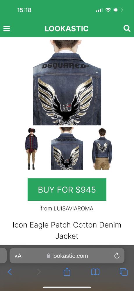 Яке Dsquared 2 jacket icon eagle patch